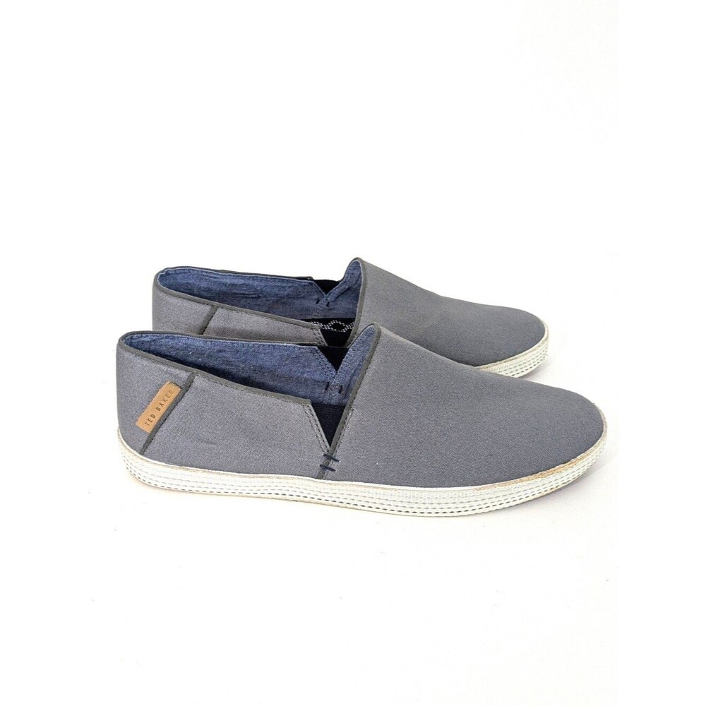 Ted Baker Leeno Slip On Loafers - Blue Grey - Size 9 Mens